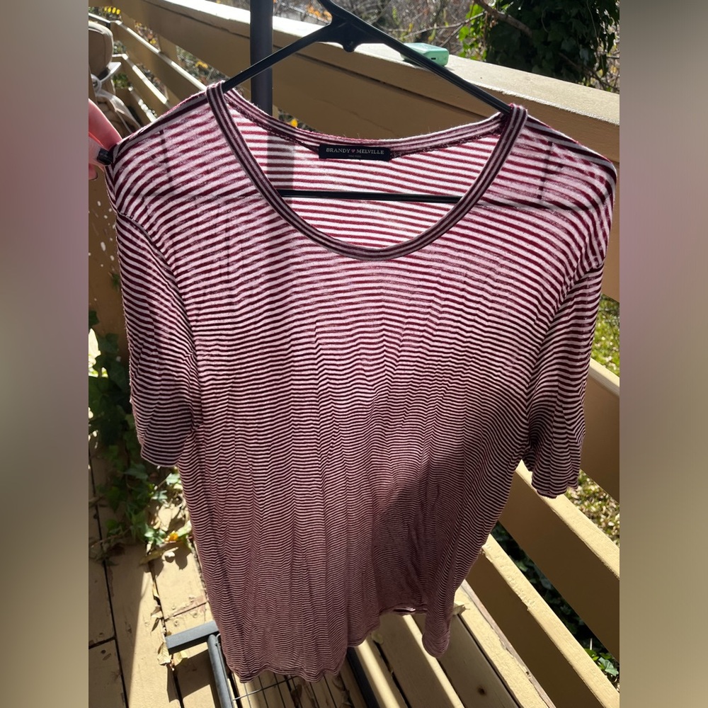 Striped t shirt pajama dress